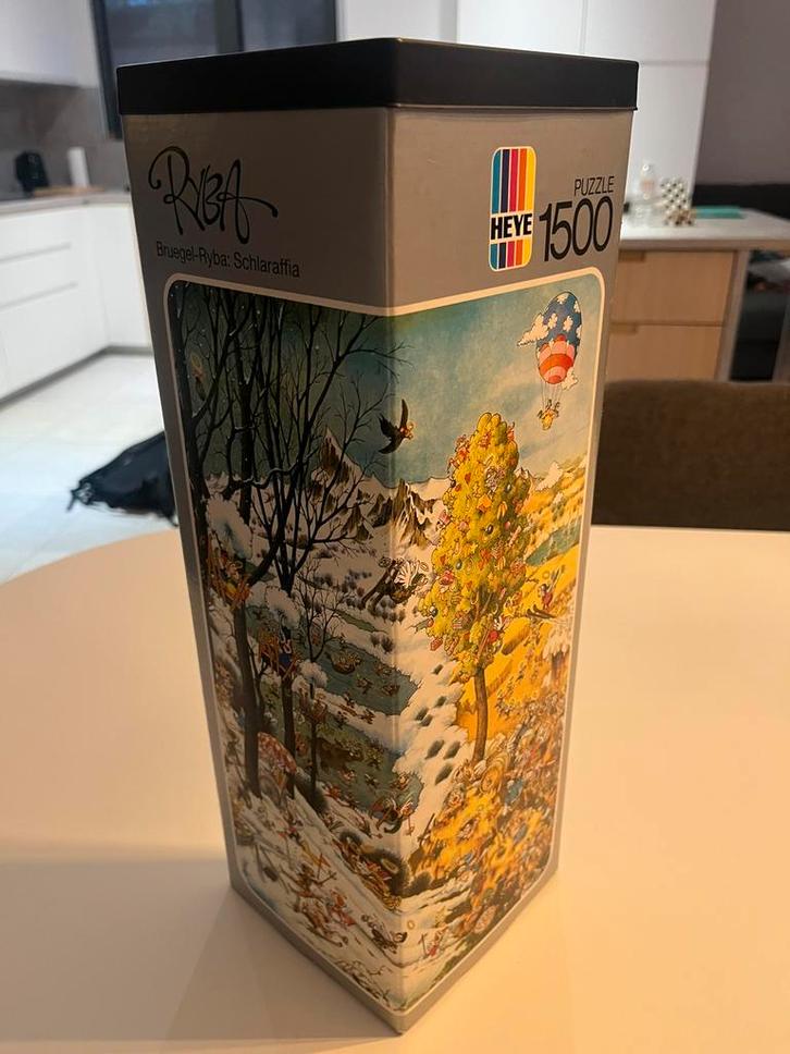 Heye puzzel 1500 – Schlaraffia (Ryba) – compleet, Hobby en Vrije tijd, Denksport en Puzzels, Zo goed als nieuw, Ophalen
