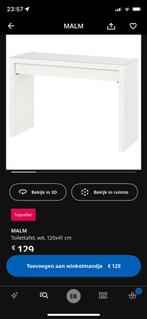 Toilettafel / kaptafel IKEA MALM serie, Ophalen, Zo goed als nieuw