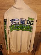 Vintage retro motorcross trui i Kawasaki medium, Ophalen of Verzenden