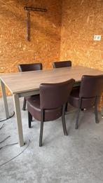 Tafel en 4 stoelen, Huis en Inrichting, Ophalen, Gebruikt