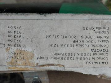 Remblokken toyota kp30 starlet osaka publica daihatsu charma beschikbaar voor biedingen
