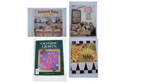 4 livres de courtepointe : Pantry/Approach/Celebrate/Olympic, Hobby & Loisirs créatifs, Broderie & Machines à broder, Neuf, Autres types