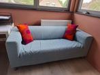 Zetel Ikea klippan met jeanscover, Huis en Inrichting, Zetels | Zetels, Ophalen, Zo goed als nieuw, Tweepersoons, Rechte bank