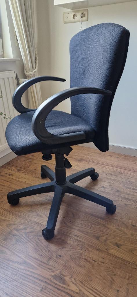 BUREAUSTOEL, Huis en Inrichting, Bureaustoelen, Gebruikt, Bureaustoel, Zwart, Ophalen
