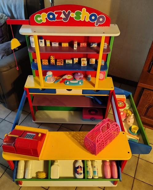 speelgoedwinkel 'crazy shop', Kinderen en Baby's, Speelgoed | Houten speelgoed, Ophalen