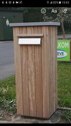 te koop   afzelia brievenbus, Tuin en Terras, Brievenbussen, Ophalen, Nieuw, Staande brievenbus