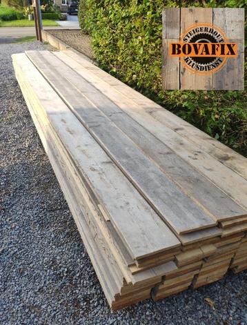 Authentieke Steigerhout Planken – Gedoubleerd + Tand & Groef beschikbaar voor biedingen