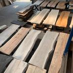 Boomstamtafels tafelbladen planken Wandplanken, Ophalen of Verzenden, Zo goed als nieuw, Planken