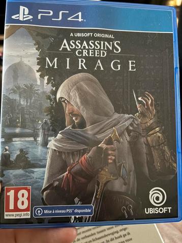 Assasins creed mirage PS4 spel beschikbaar voor biedingen
