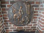 hangend rond metalen decoratie, Antiek en Kunst, Ophalen