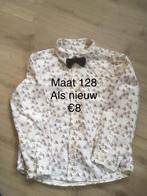 Hemd met strik en fietsprint, Kinderen en Baby's, Kinderkleding | Maat 128, Overhemd of Blouse, JBC, Ophalen of Verzenden, Zo goed als nieuw