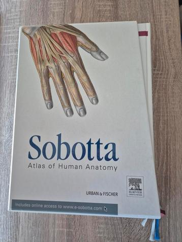 Sobotta atlas 3 delen, 15e editie. Amper gebruikt, Boeken, Ophalen of Verzenden, Zo goed als nieuw