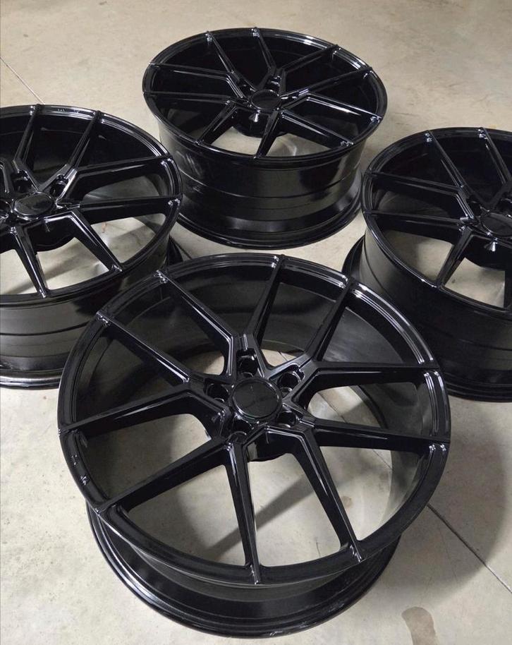 VEEMANN V-FS39 | 5x112 | 20” | Hoogglans zwart, Auto-onderdelen, Banden en Velgen, Velg(en), 20 inch, Personenwagen, Gereviseerd