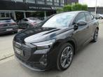 Audi Q4 e-tron 40 Sportback S Line-ACC-Memory-Matrix-Camera-, Auto's, Automaat, Achterwielaandrijving, Zwart, Zwart