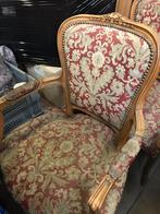 4 antieke zetels Louis XV stijl, Antiek en Kunst, Antiek | Meubels | Stoelen en Sofa's, Ophalen