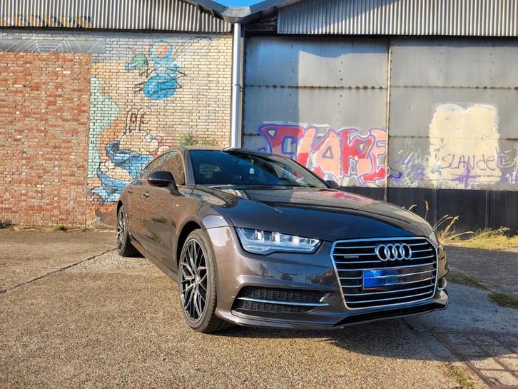 Audi A7 2.0 TFSI Quattro S-Line – 2016 – Topuitvoering!, Auto's, Audi, Particulier, A7, 4x4, ABS, Achteruitrijcamera, Adaptieve lichten