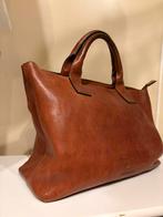 MICMAC Bags lederen handtas cognac kleur, Handtassen en Accessoires, Tassen | Damestassen, Ophalen of Verzenden, Zo goed als nieuw