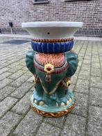 Keramieken olifant platenstandaard (bijzettafel/bohodecor), Antiek en Kunst, Ophalen of Verzenden