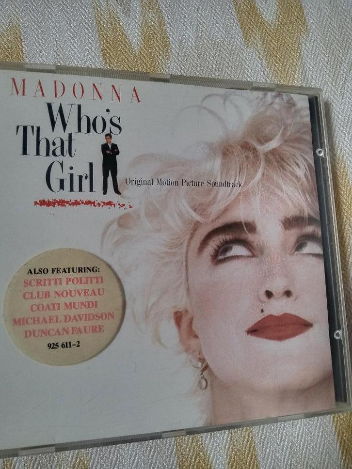 CD  Madonna   - ‘Who’s that Girl? -  1987, CD & DVD, CD | Pop, Utilisé, Enlèvement ou Envoi