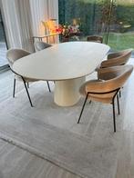 Eettafel en 4 stoelen, 100 à 150 cm, Enlèvement, Utilisé, Modern