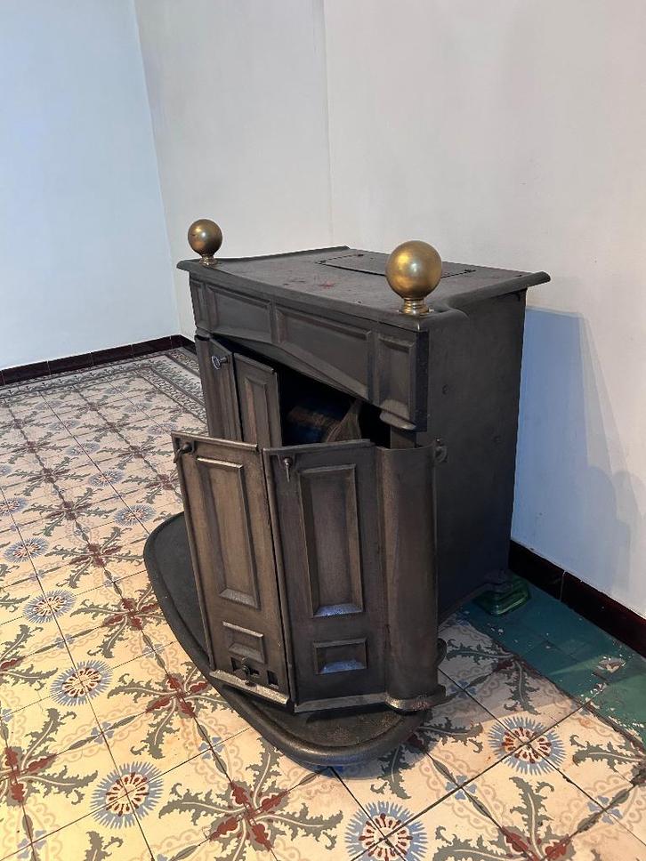 Poêle à bois, Maison & Meubles, Poêles, Utilisé, Autoportant, Poêle à bois, Bois, Enlèvement