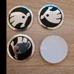 Skoda stickers voor de wieldoppen dia 56 mm, Ophalen of Verzenden