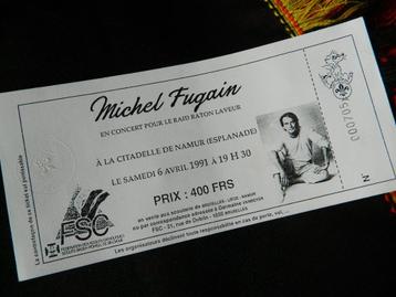 TICKET CONCERT FUGAIN beschikbaar voor biedingen