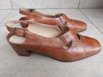 Sandalen pumps ballerina's 38,5 damesschoenen, Kleding | Dames, Schoenen, Durea, Bruin, Zo goed als nieuw, Ballerina's