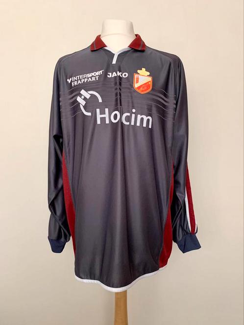 RAEC Mons 2003-2004 Away Carlo Cardascio match worn shirt, Sport en Fitness, Voetbal, Gebruikt, Shirt, Maat XL