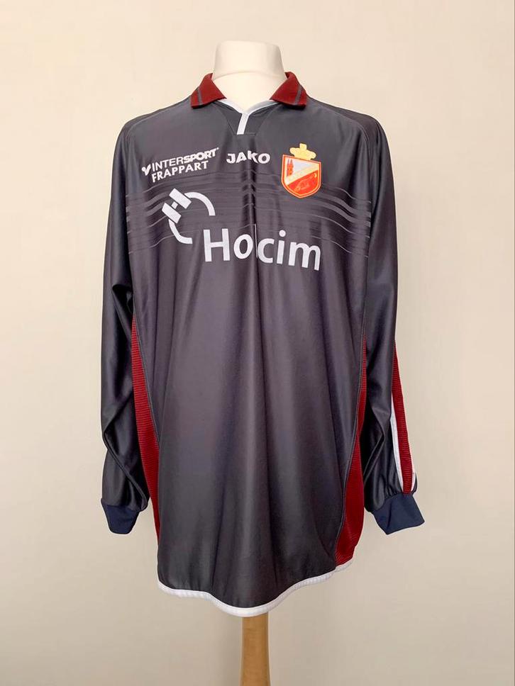 RAEC Mons 2003-2004 Away Carlo Cardascio match worn shirt, Sports & Fitness, Football, Utilisé, Maillot, Taille XL, Enlèvement ou Envoi