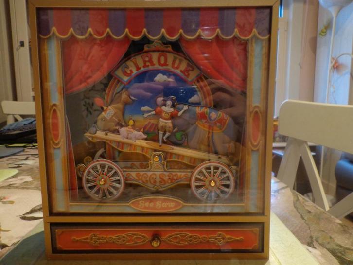 Oude circusmuziekdoos 'Koji Murai', Antiek en Kunst, Curiosa en Brocante, Ophalen of Verzenden