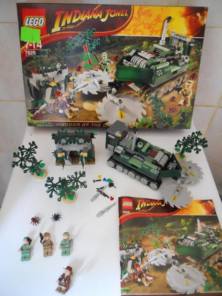LEGO 7626 INDIANA JONES jungle cutter, Enfants & Bébés, Jouets | Duplo & Lego, Comme neuf, Lego, Ensemble complet, Enlèvement ou Envoi