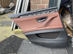 PORTIERBEKLEDING LINKS ACHTER bruin leder BMW 5 serie (F10), Auto-onderdelen, Gebruikt, BMW