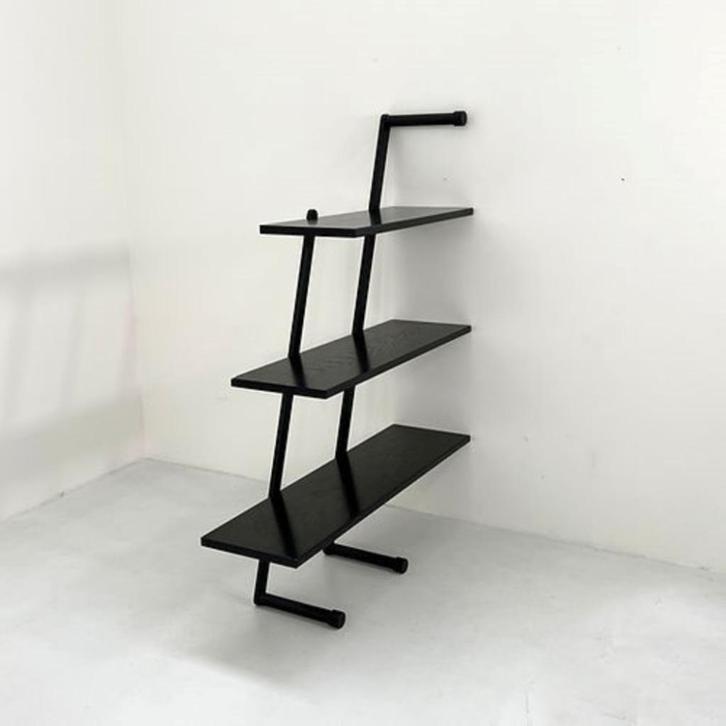 Design boekenrek Postmodern Interlübke, Huis en Inrichting, Kasten | Boekenkasten, Gebruikt, Met plank(en), Overige materialen