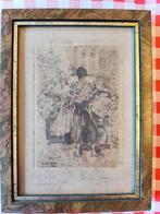 Gravure signée IS van mens 1922, Ophalen