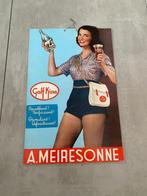 Karton Meiresonne, Verzamelen, Ophalen, Zo goed als nieuw, Reclamebord, Plaat of Schild
