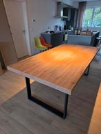 OTTIZ rechthoekige tafel 200 cm eikenhouten afwerking
