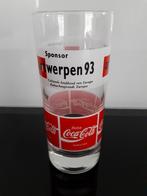 Coca-Cola glas speciaal Sponser Antwerpen 93, Ophalen of Verzenden, Zo goed als nieuw