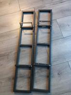 2x IKEA CD DVD rek organiser huis inrichting, Ophalen, Metaal