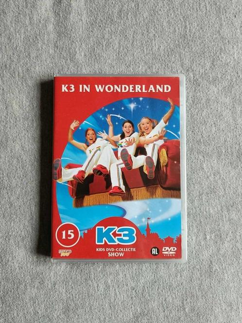 DVD - Show - K3 - K3 in Wonderland - Studio 100 - €4, Cd's en Dvd's, Dvd's | Nederlandstalig, Gebruikt, Tv fictie, Muziek, Alle leeftijden