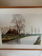Lithografie van Roger Hebbelinck genummerd 1/135 (45/57cm), Ophalen