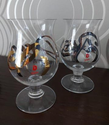 Duvel glas 'Tyrsa'  gouden & zilveren versie 16,5cl beschikbaar voor biedingen