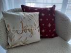 Kerst - 4 x kussens kussenhoes kerstmotief, Ophalen of Verzenden, Zo goed als nieuw