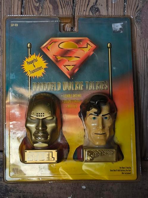 Rare set Superman 1996 figurines walkie talkie, Collections, Cinéma & Télévision, Comme neuf, Enlèvement ou Envoi