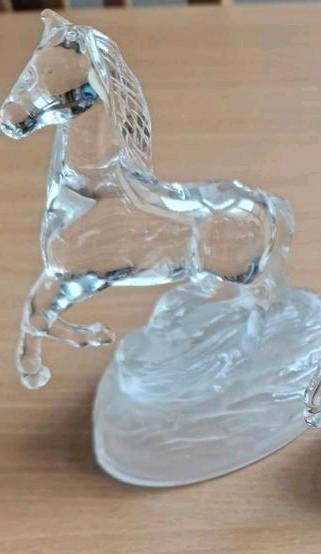 Beelden in glas : paard / vogel / beer /..., Antiek en Kunst, Antiek | Glaswerk en Kristal, Ophalen of Verzenden