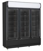 frigo à boisson noir 3 portes, Electroménager, Comme neuf, Enlèvement ou Envoi