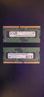 Micron DDR4 laptop RAM 2x8gb, Verzenden, DDR4, Laptop