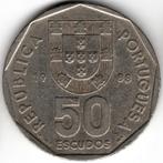 Portugal : 50 escudos 1988 KM#636 Réf 14011, Enlèvement ou Envoi, Monnaie en vrac, Autres pays