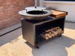 BBQ OFYR Island Black 100 PRO Teak Hout, Tuin en Terras, Ophalen, Nieuw, Ofyr, Met accessoires