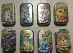 8 x tin boxes Prismatic Pokemon LEEG, Ophalen of Verzenden